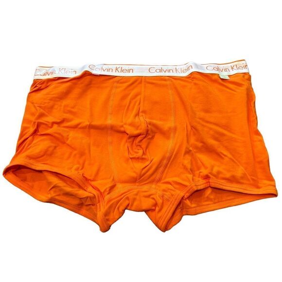 Calvin Klein Underwear Vintage Orange Cotton Trunk - Picture 1 of 8